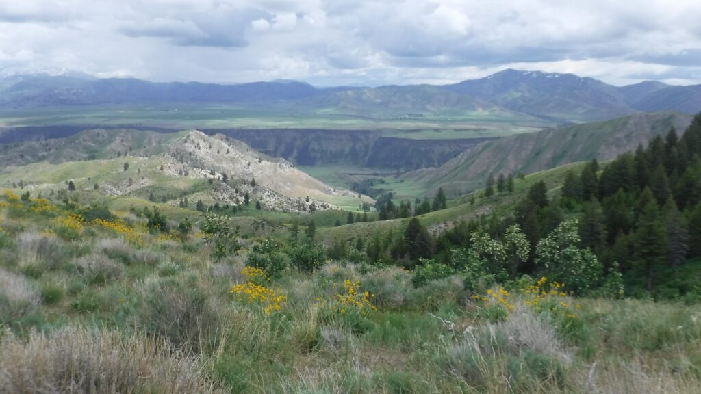 E. Boise River from Danskin Peak and Lookout Road